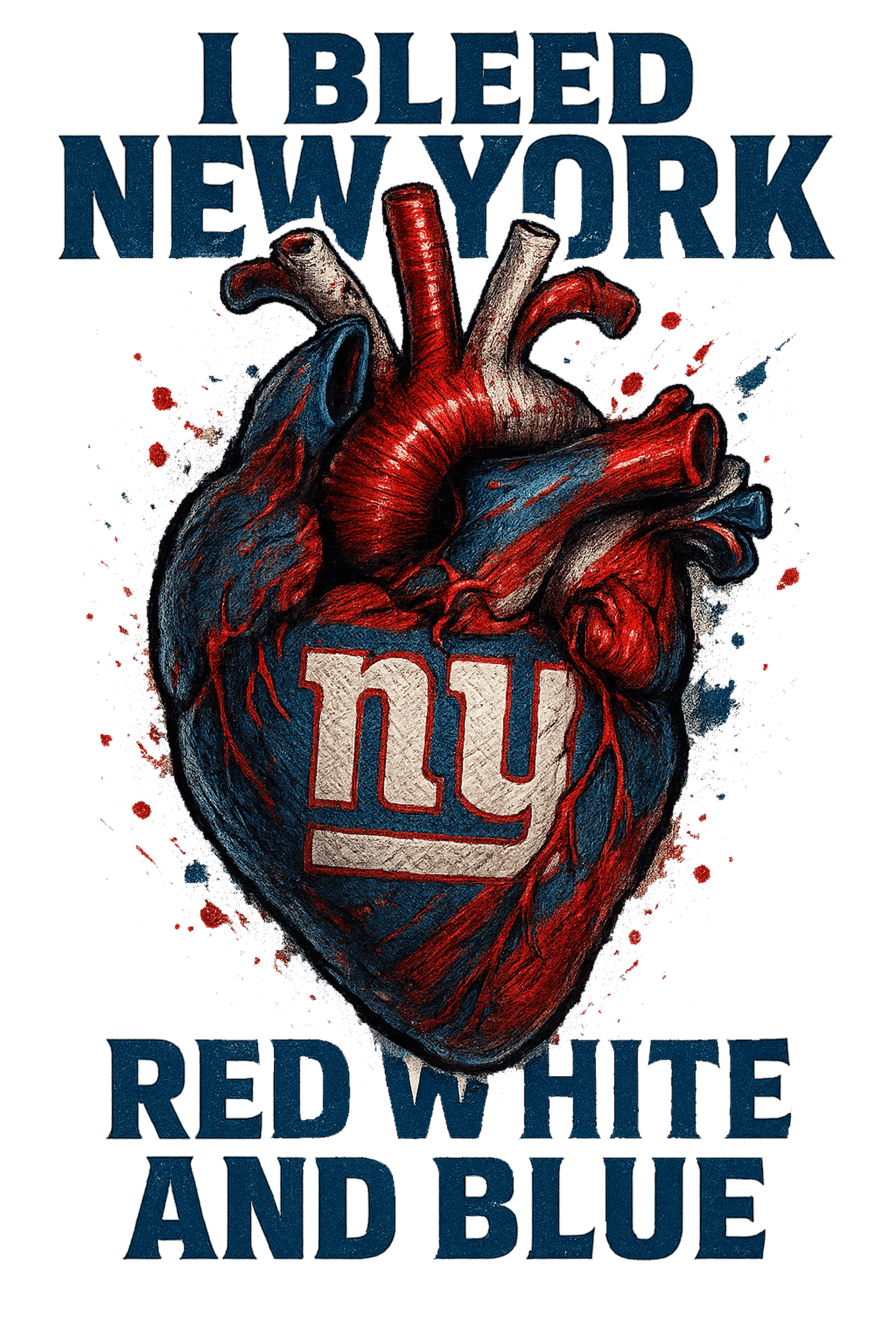 I Bleed Red White & Blue - New York G