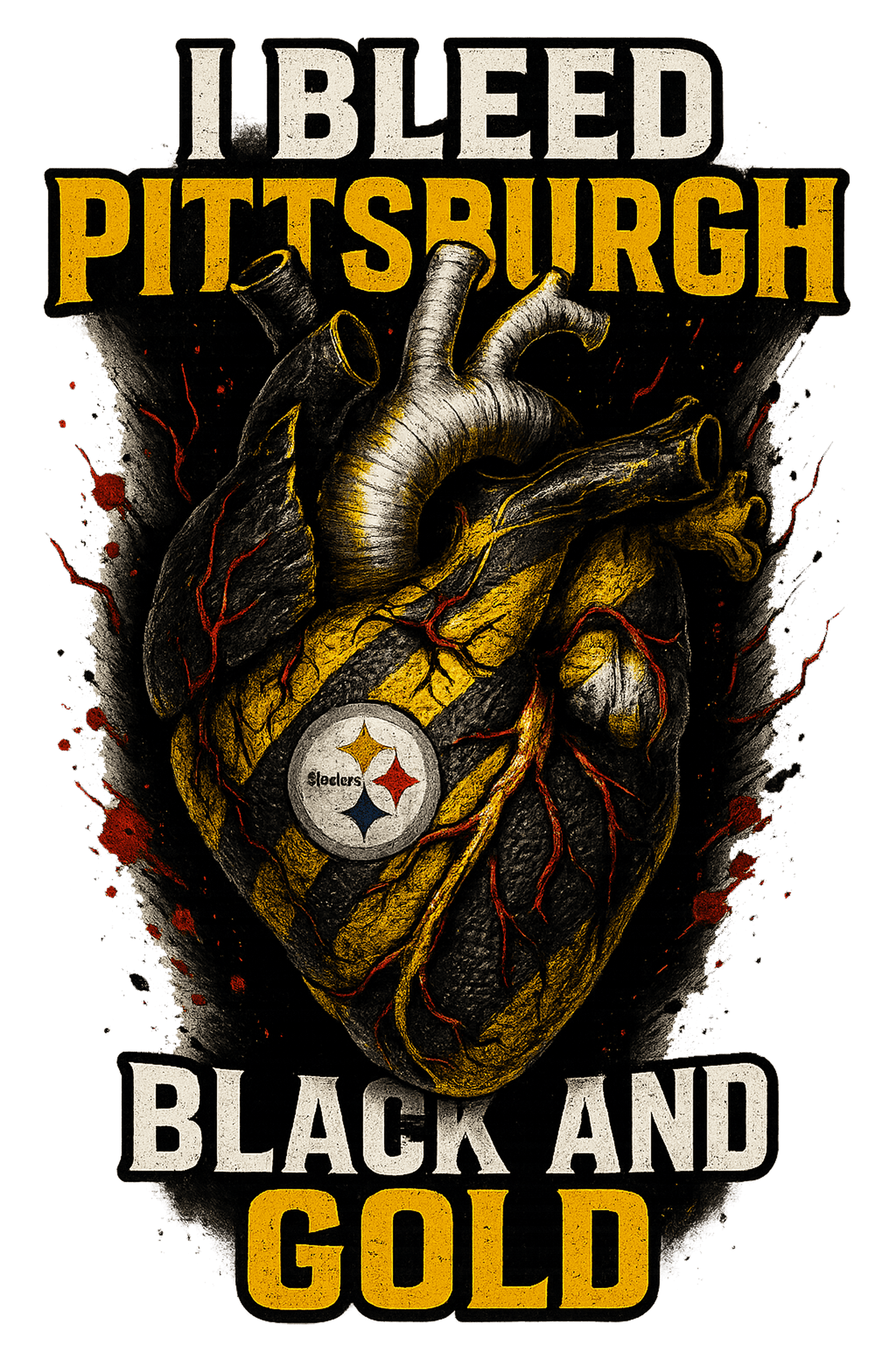 I Bleed Black & Gold - Pittsburgh