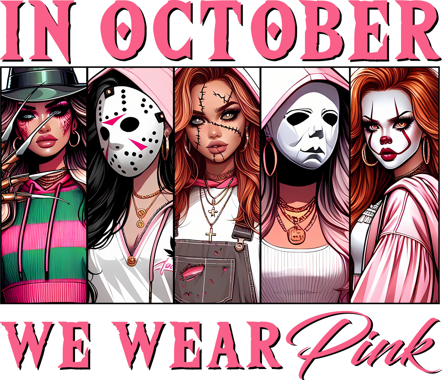 In October We Wear Pink - Girls of Fall