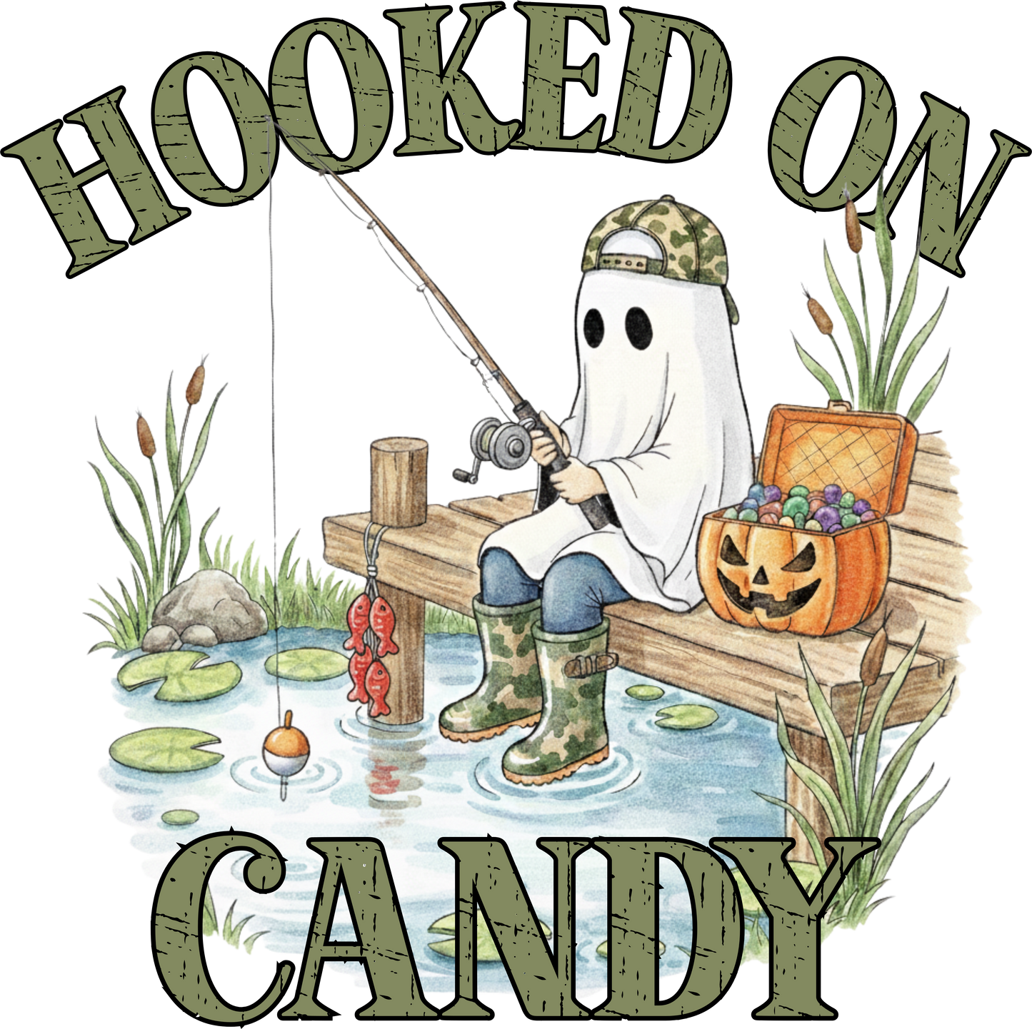 Hooked on Candy - Boy - Camo Boots & Hat