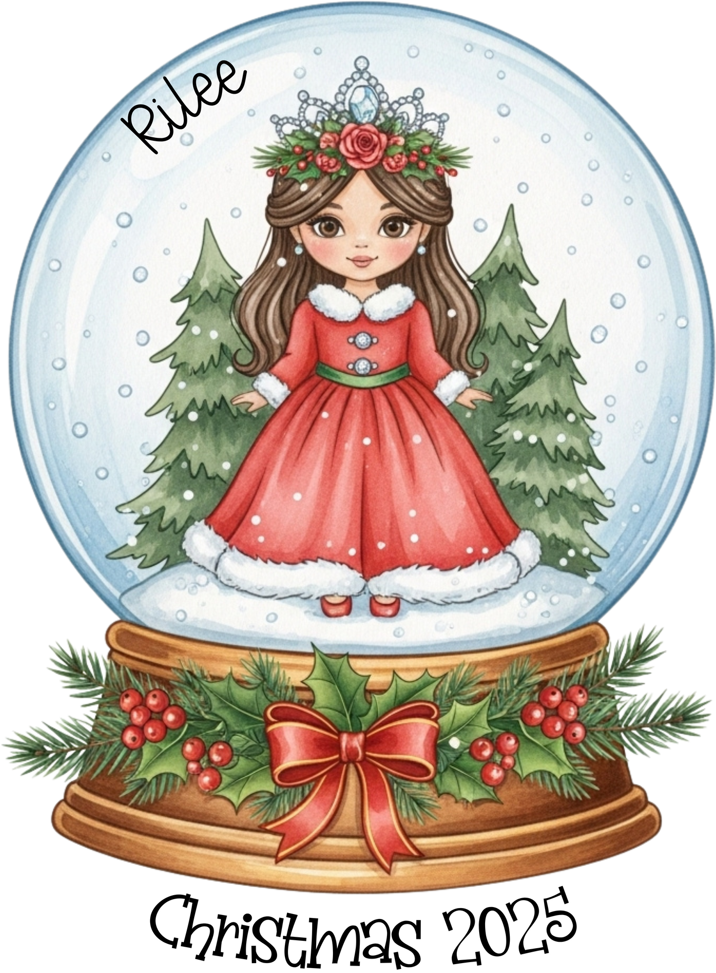 Personalized Snow Globe (add note to order with name)