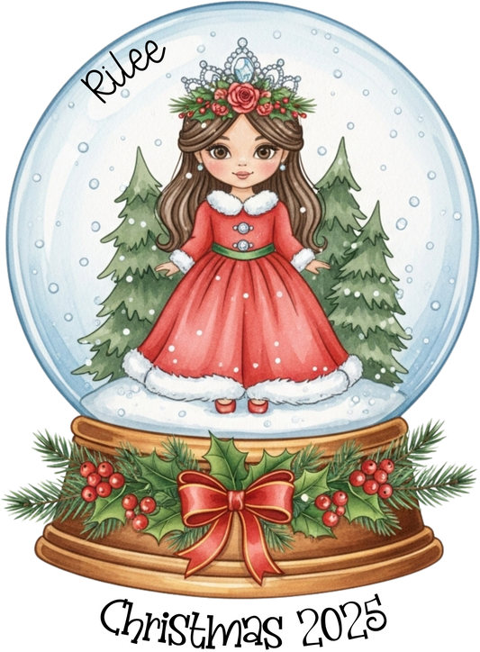 Personalized Snow Globe (add note to order with name)