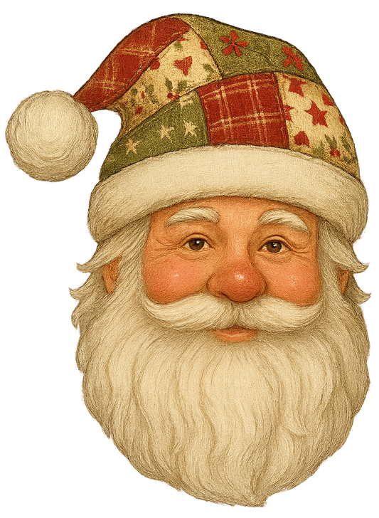 Patchwork Santa