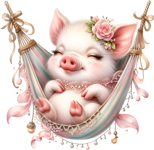 Piglet in a Hammock