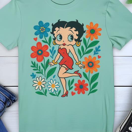 Betty Boop Bright Floral
