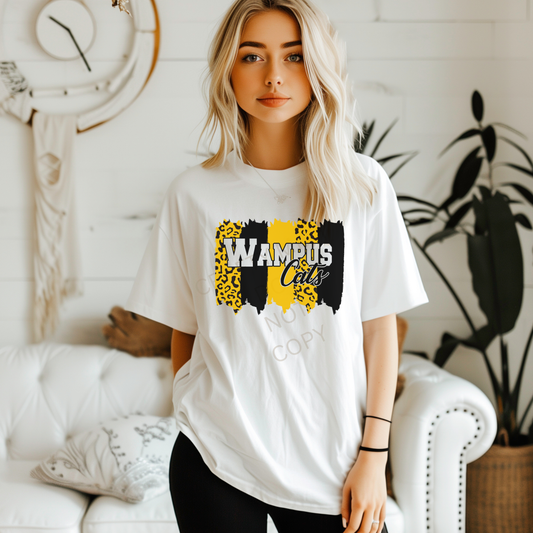 Wampus Cats Black & Gold Paint Swatch
