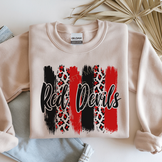Red Devils - Brushstroke Back