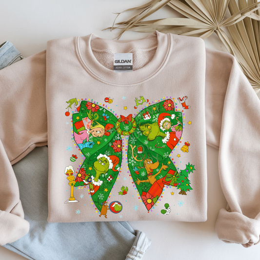 Grinch Movie Bow