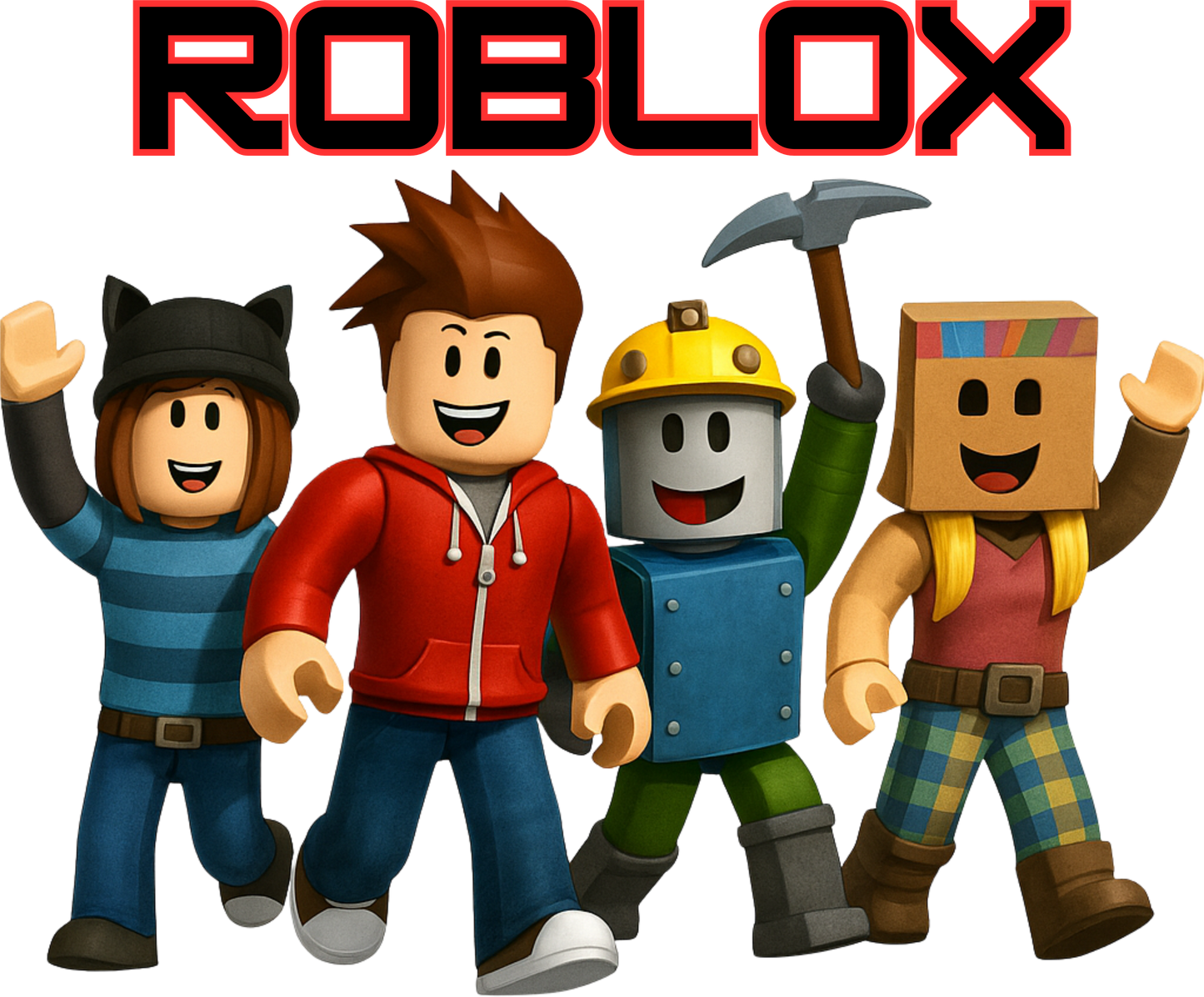 Roblox Kids (Blue, Red or Yellow)