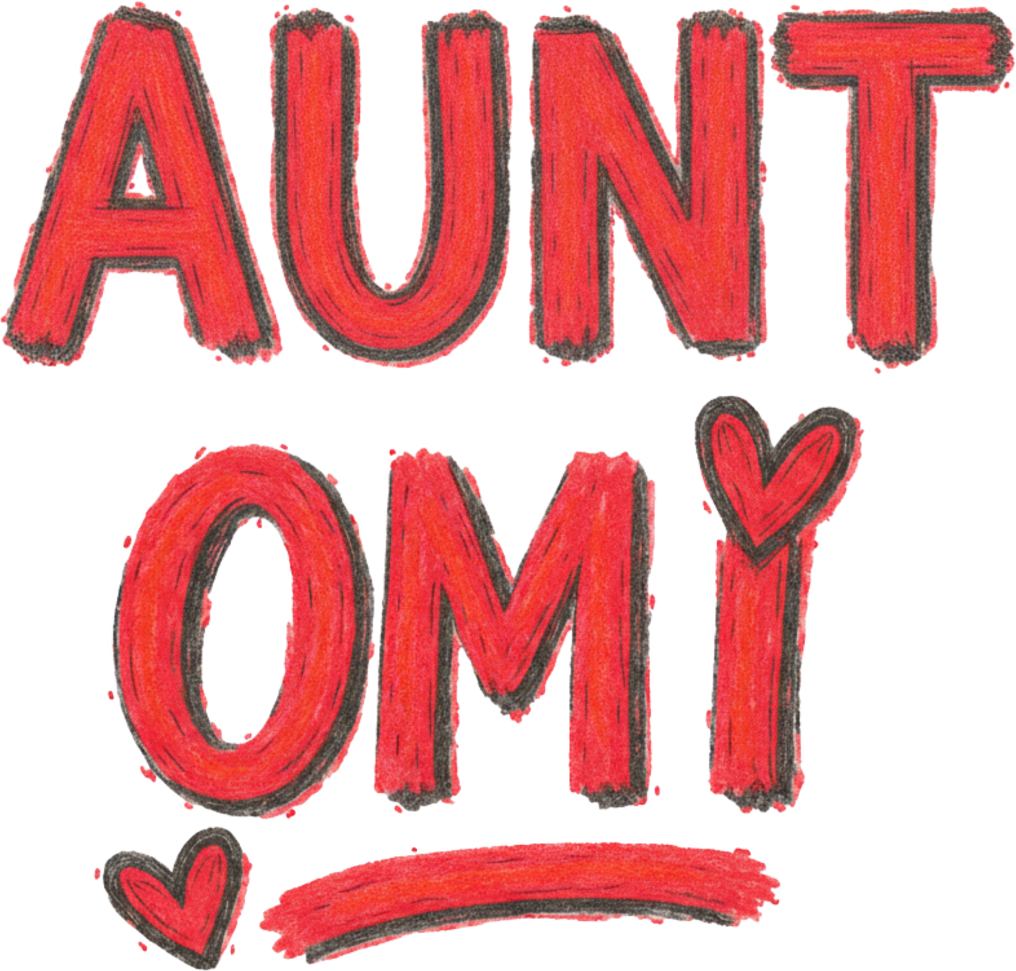 Hand Painted Mama, Nana, Gigi, Lolli, Mimi, Omi, Auntie, Aunt Omi