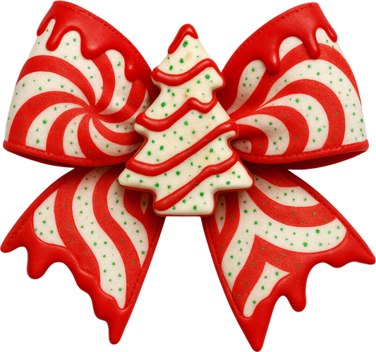 Christmas Snack Cake Bow