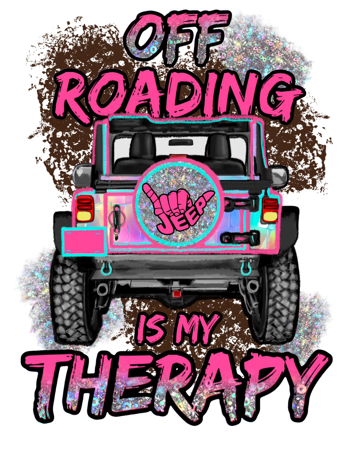 Off Roading - Jeep - Pink
