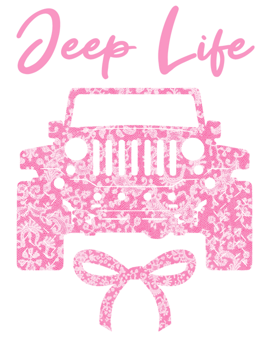 Jeep Life Pink Lace