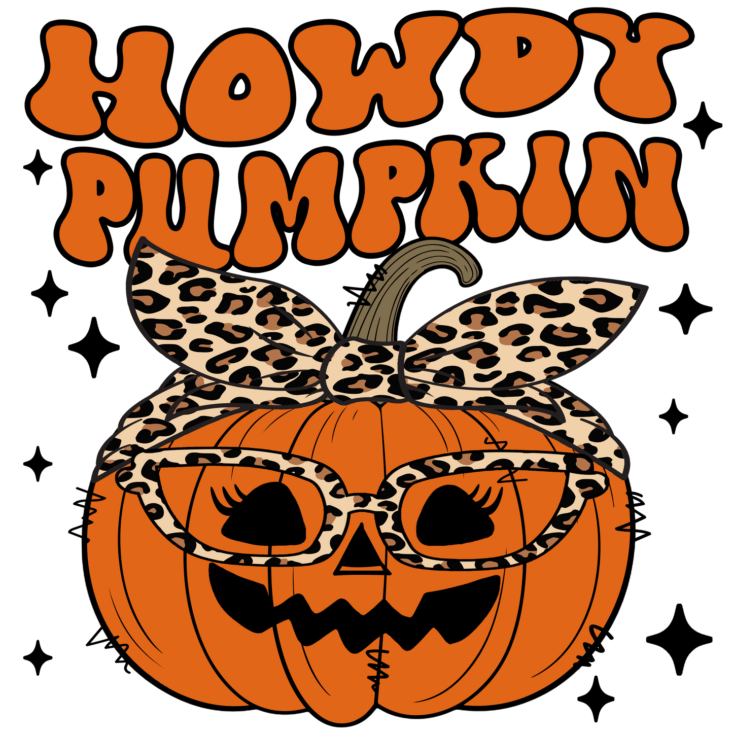Howdy Pumpkin - Glasses