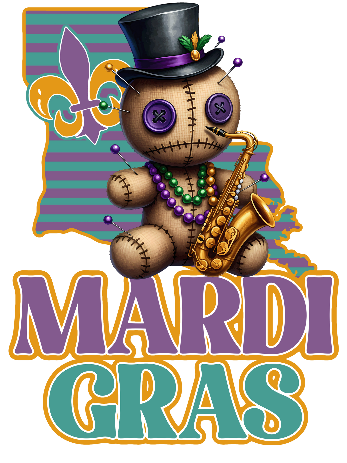 Voodoo Mardi Gras Sax