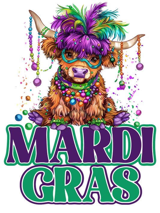 Mardi Gras Cow