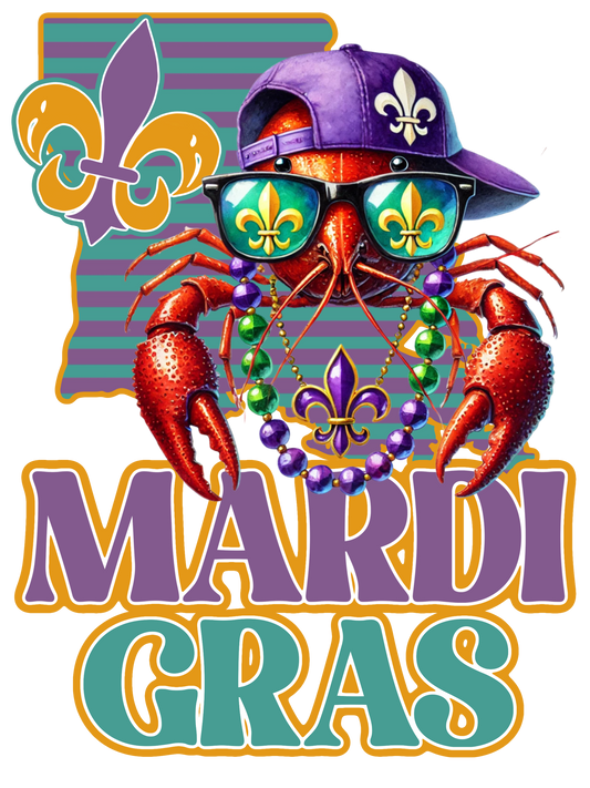 Craw Dad Gator Mardi Gras