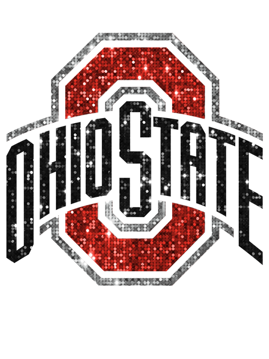 Ohio State Buckeyes - Sequin Glitter