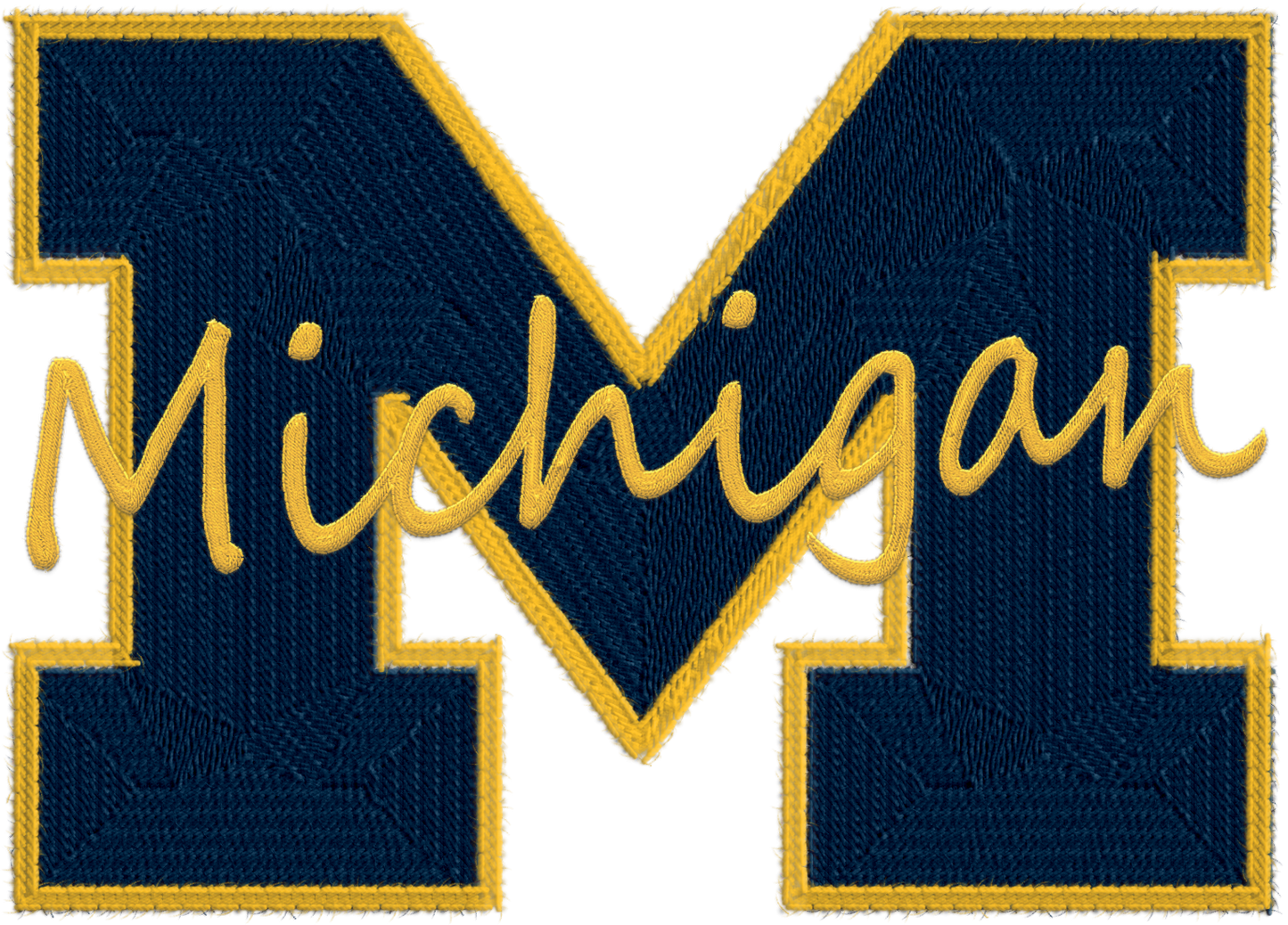 Michigan Logo Embroidery