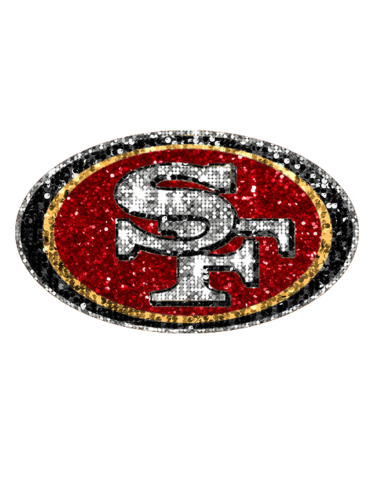 San Francisco 49ers Glitter Sequin