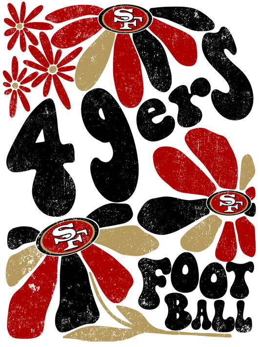 San Francisco 49ers - Floral