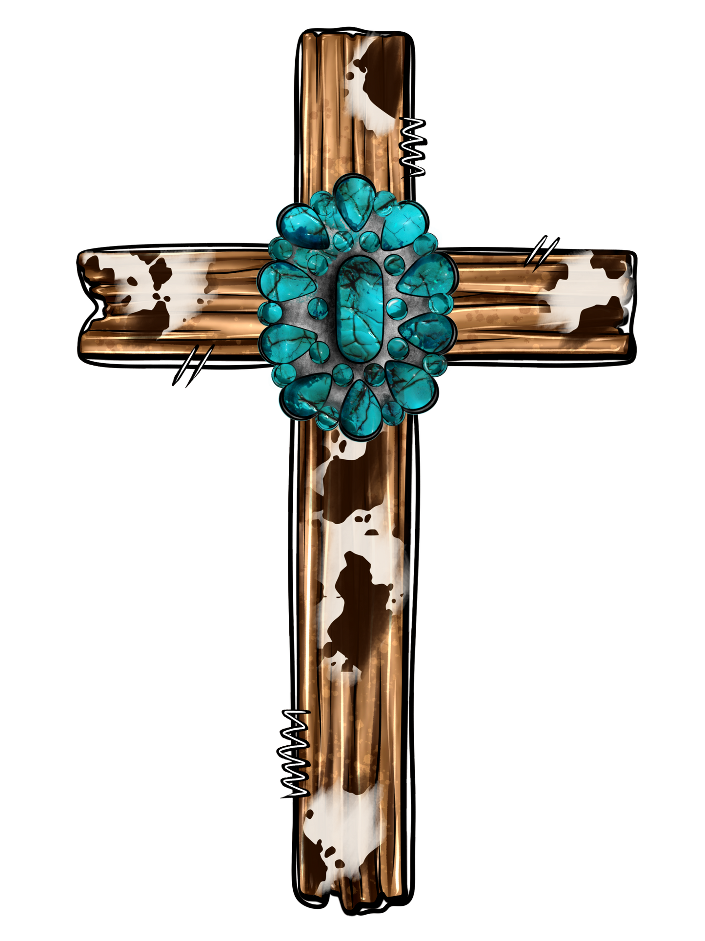 Cross - Turquoise