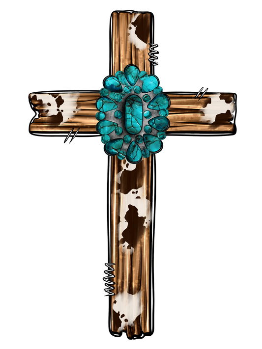 Cross - Turquoise