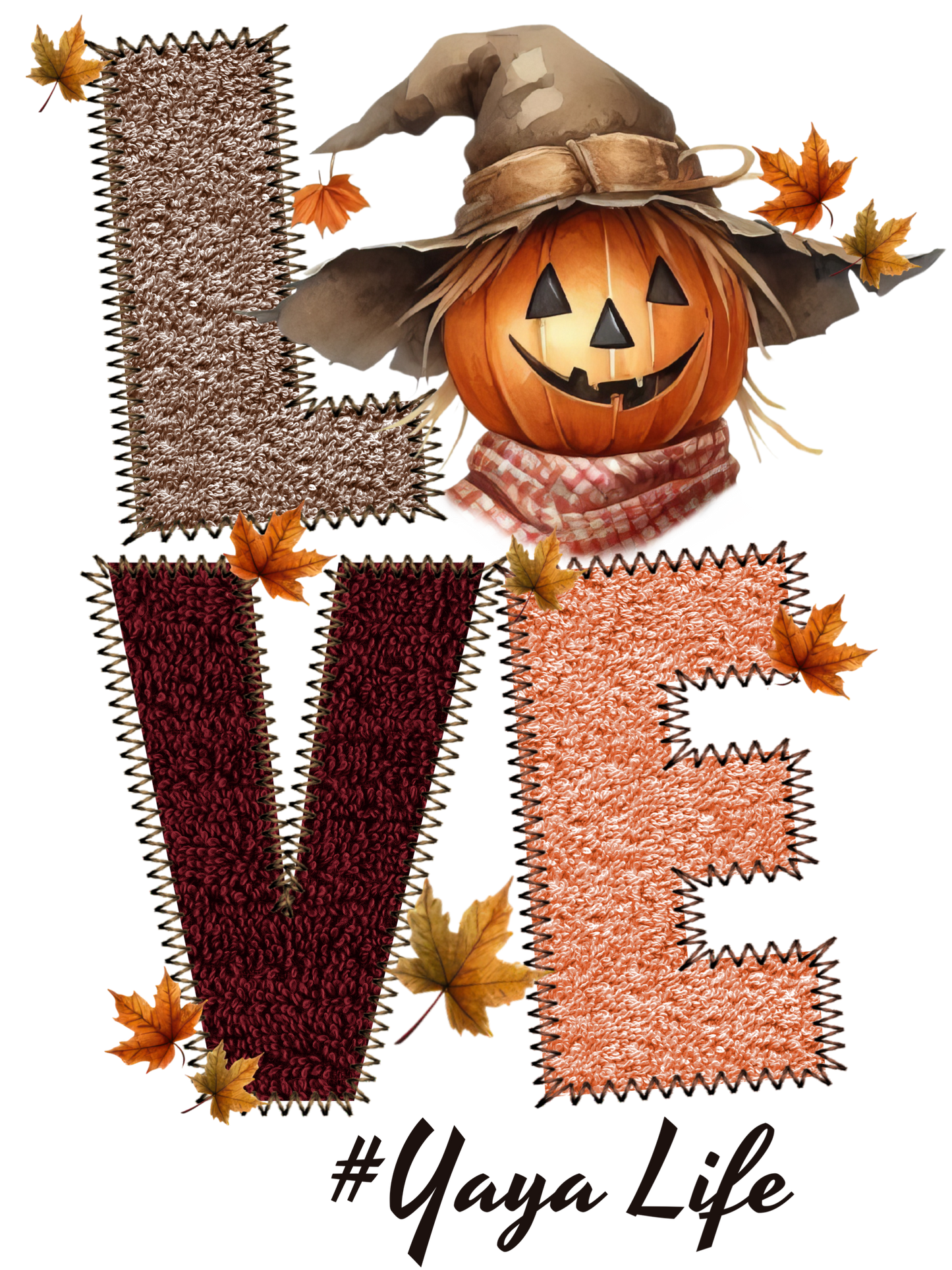 Scarecrow LOVE - #Mimi Life - Nana, Gigi, Gram, Grandma, Mama, Mamaw, Mawmaw, Yaya