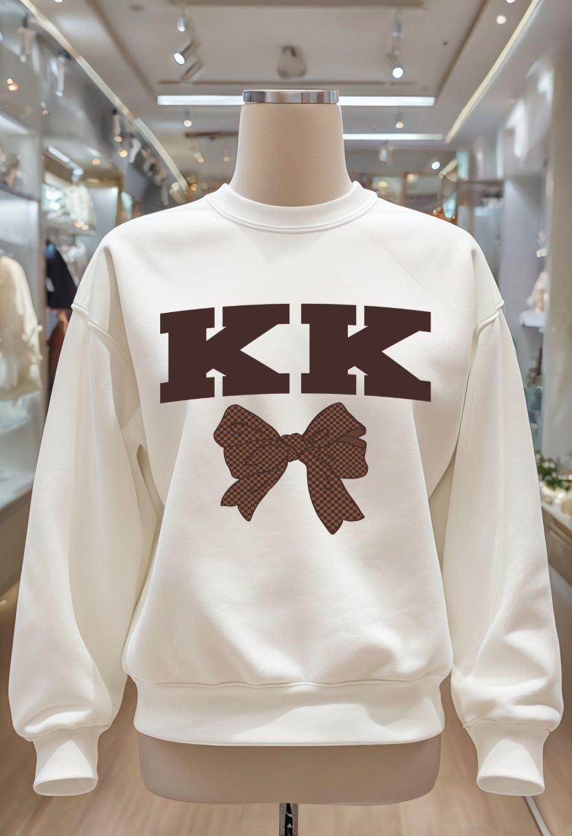 Brown Bow - Auntie, Gigi, KK, Lala, Lolli, Mama, Wifey, Yaya, Grammie, Mamaw, Mimi, Mini, Nana, Sister