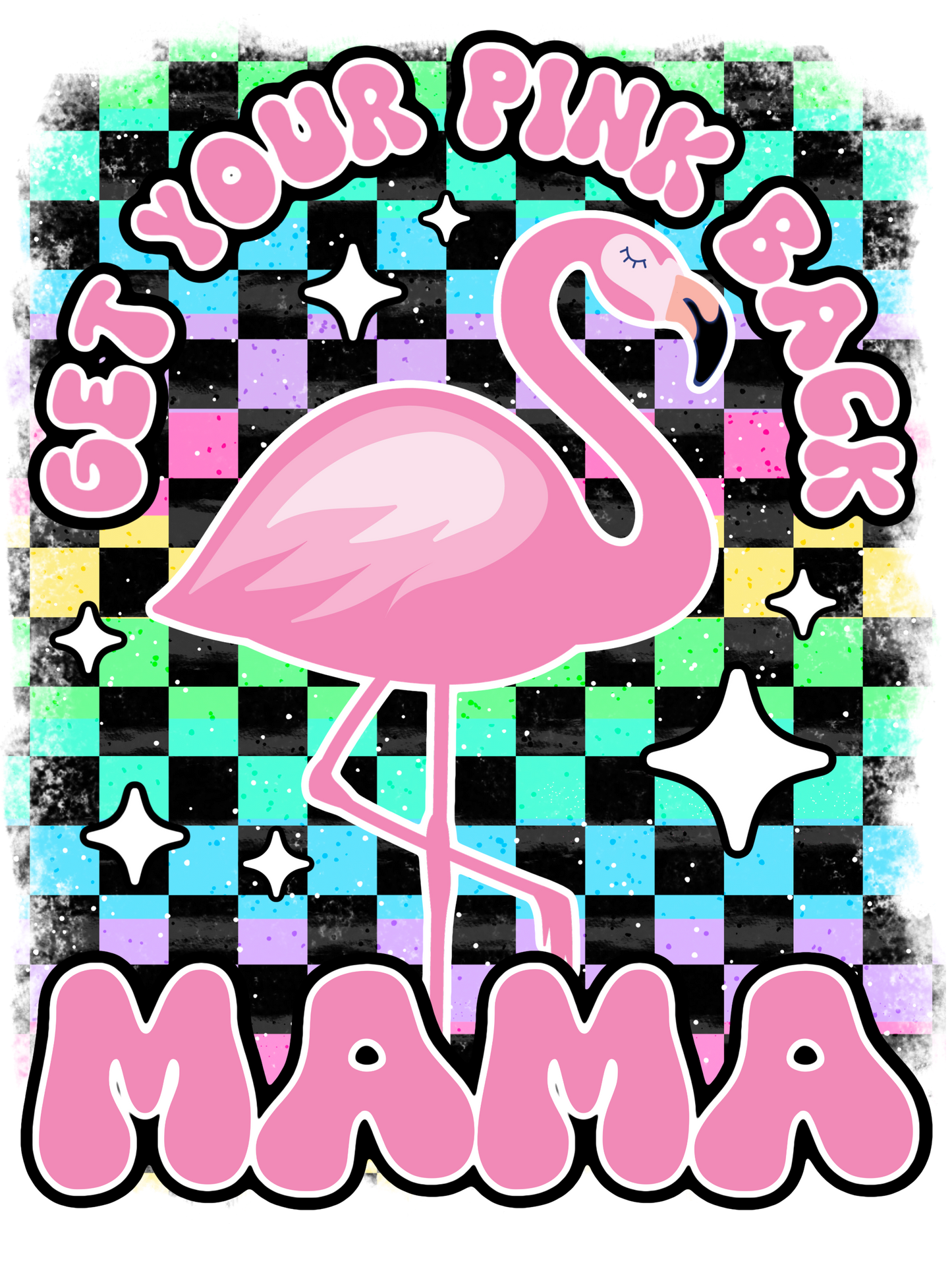Pink Flamingo - Mama