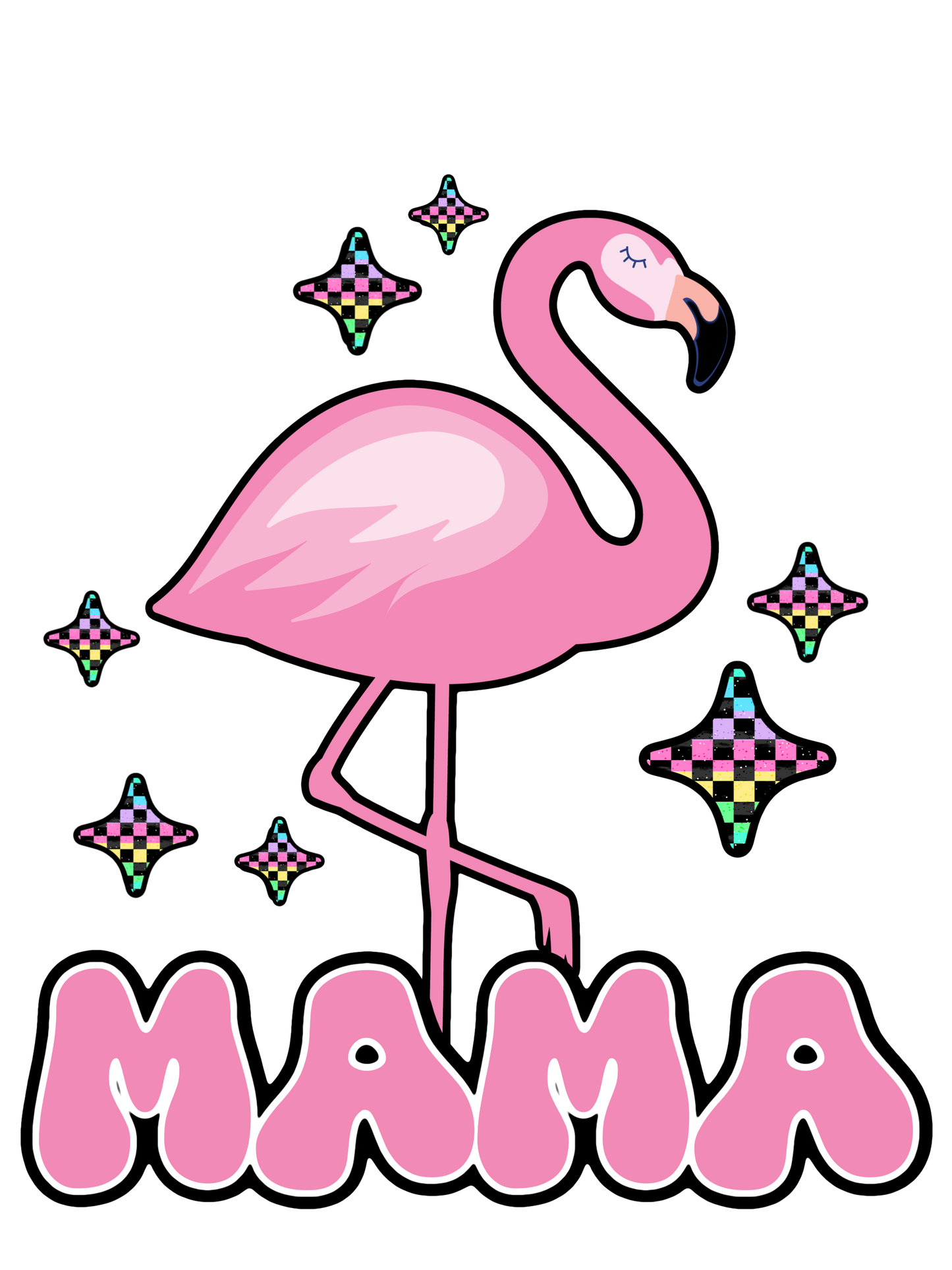 Pink Flamingo - Mama
