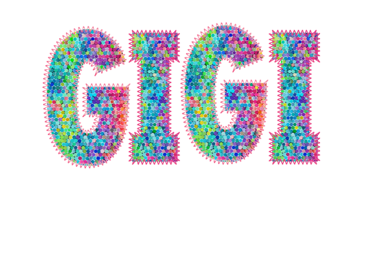 Faux Stitch Gigi, Mama, Mimi, Nana