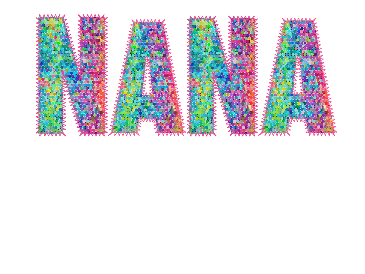 Faux Stitch Gigi, Mama, Mimi, Nana