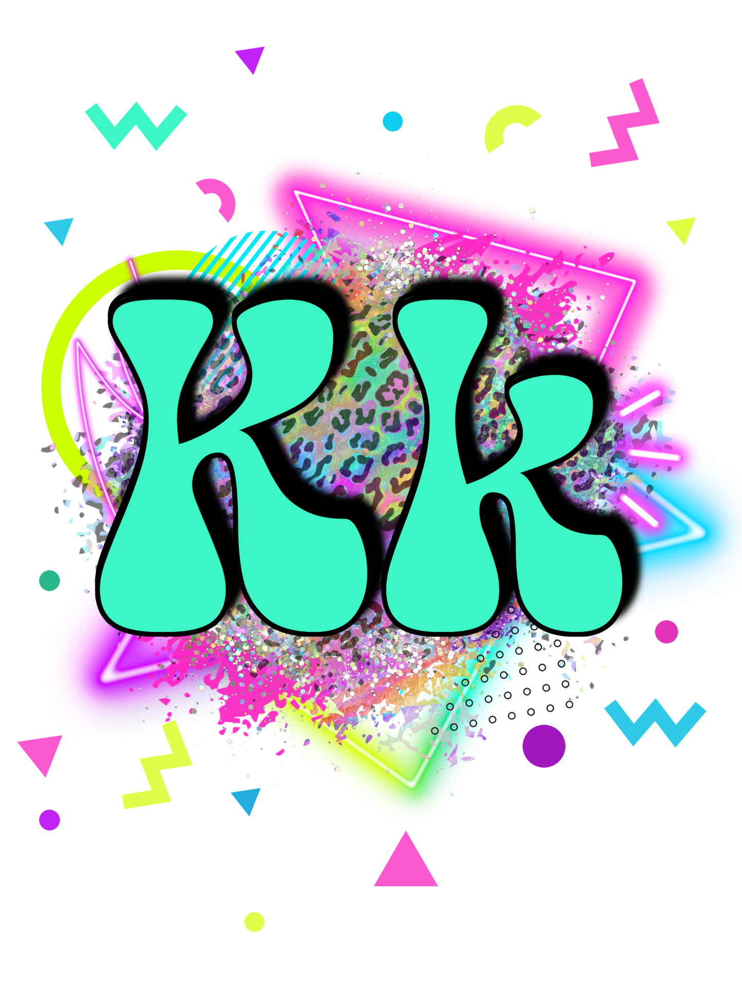 Neon Teal - Abuela, Auntie, Bonus Mama, Gigi, Gram, Grammy, Grandma, Honey, KK, Mama, Mamaw, MawMaw, Mimi, Mini, Sister, Wifey, Yaya