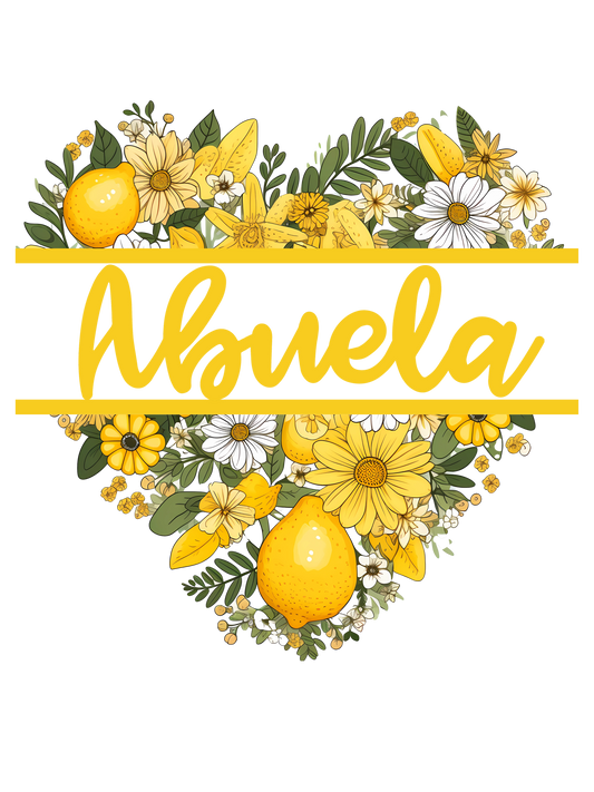 Lemons Heart Boquet - Abuella, Bonus Mama, Gigi, Grammie, Grandma, Mama, Mamaw, Mimi, Nana, Sister, Yaya