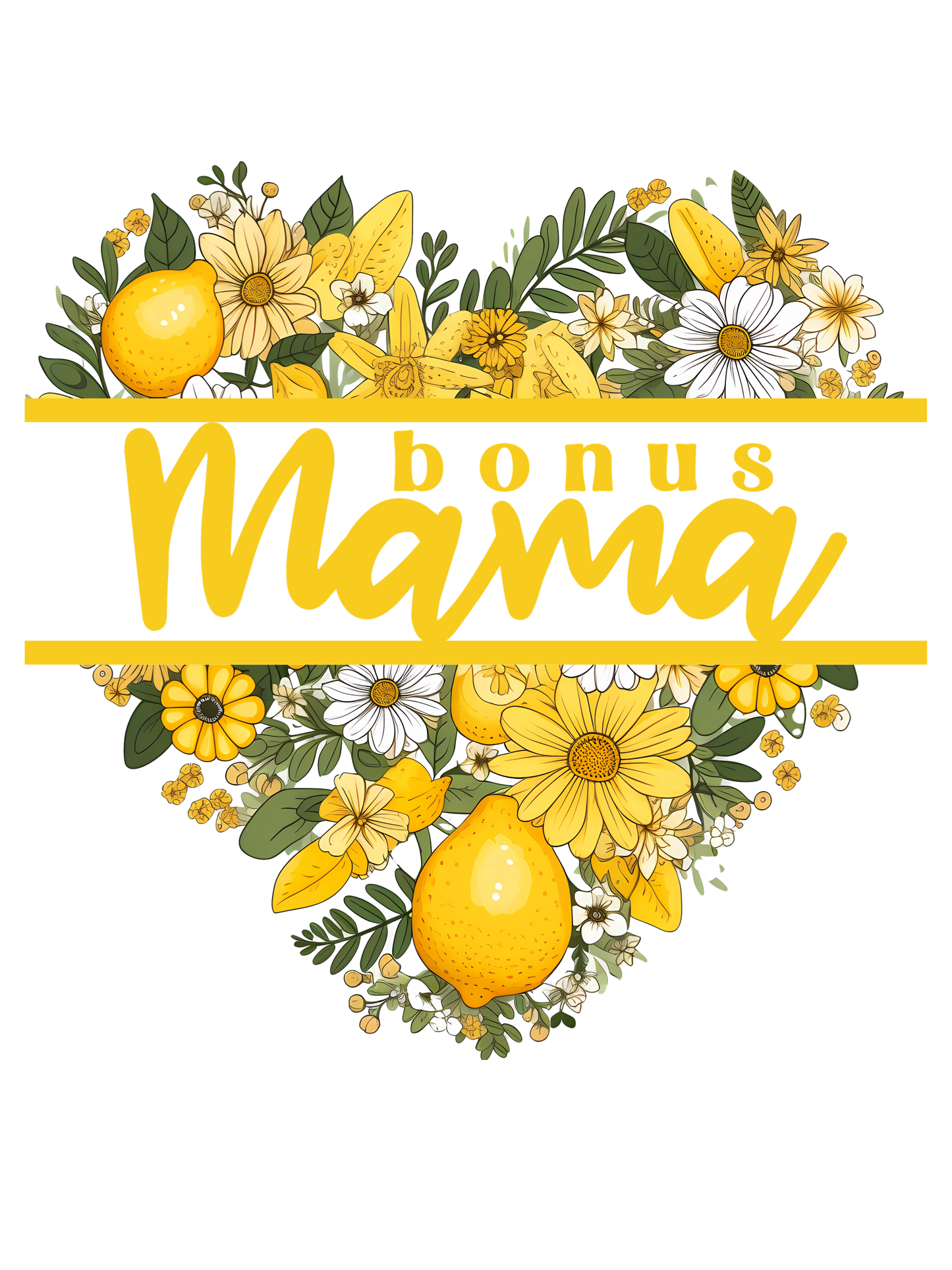 Lemons Heart Boquet - Abuella, Bonus Mama, Gigi, Grammie, Grandma, Mama, Mamaw, Mimi, Nana, Sister, Yaya