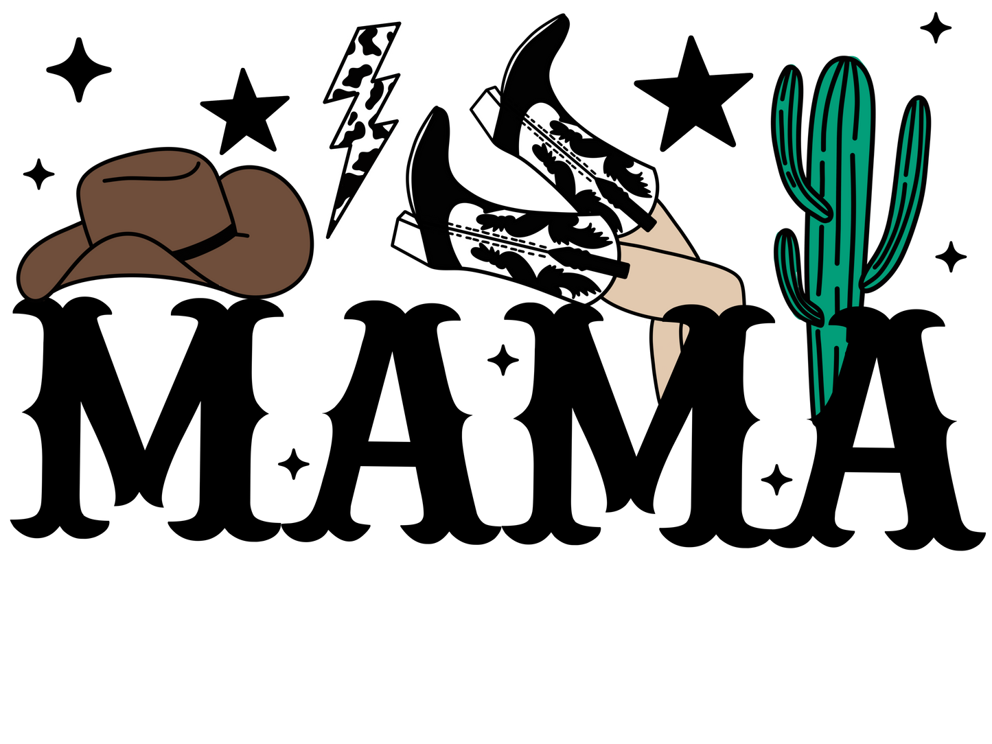 Western Mama - Bonus Mama, Nana, Wifey