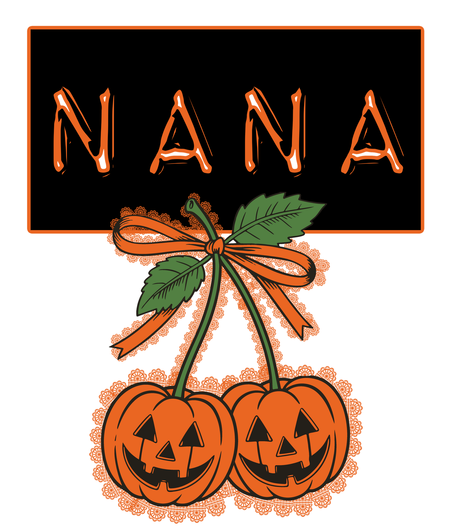 Pumpkin Bow - Mamaw, KK, WahWah, Mini, Yaya, Gigi, Mimi, Grandma, SIssy, Auntie, Wifey, Titi, Nana, Bonus Mama, Mama