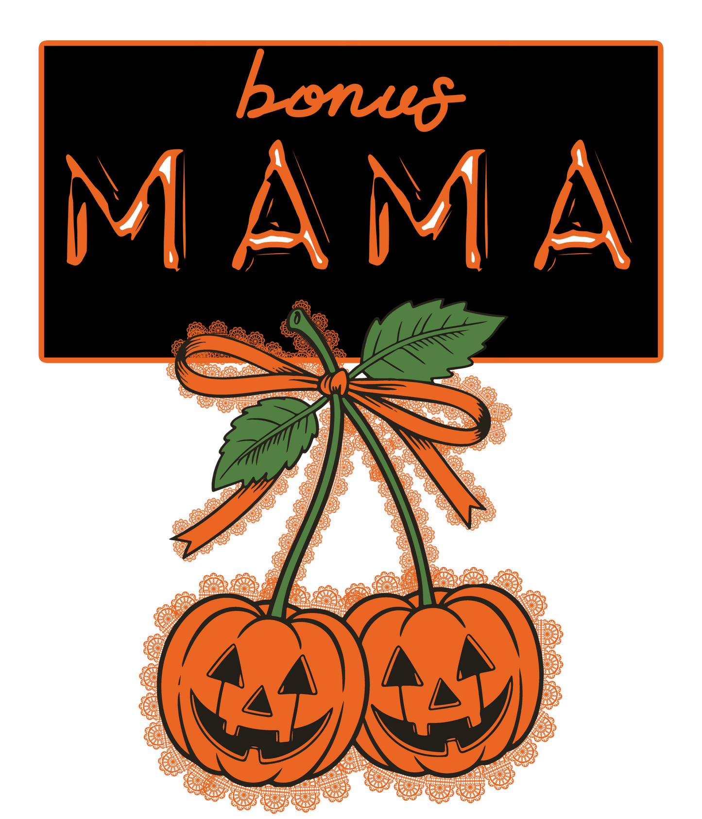 Pumpkin Bow - Mamaw, KK, WahWah, Mini, Yaya, Gigi, Mimi, Grandma, SIssy, Auntie, Wifey, Titi, Nana, Bonus Mama, Mama