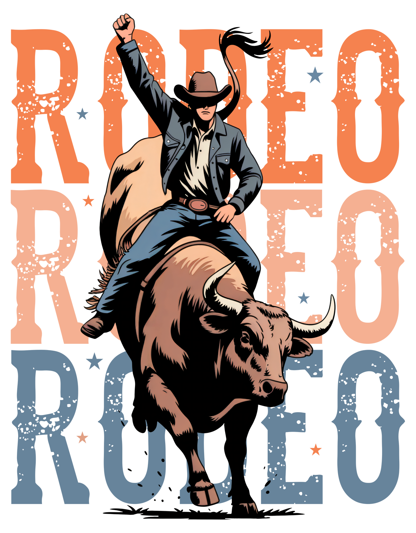 Rodeo Stacked