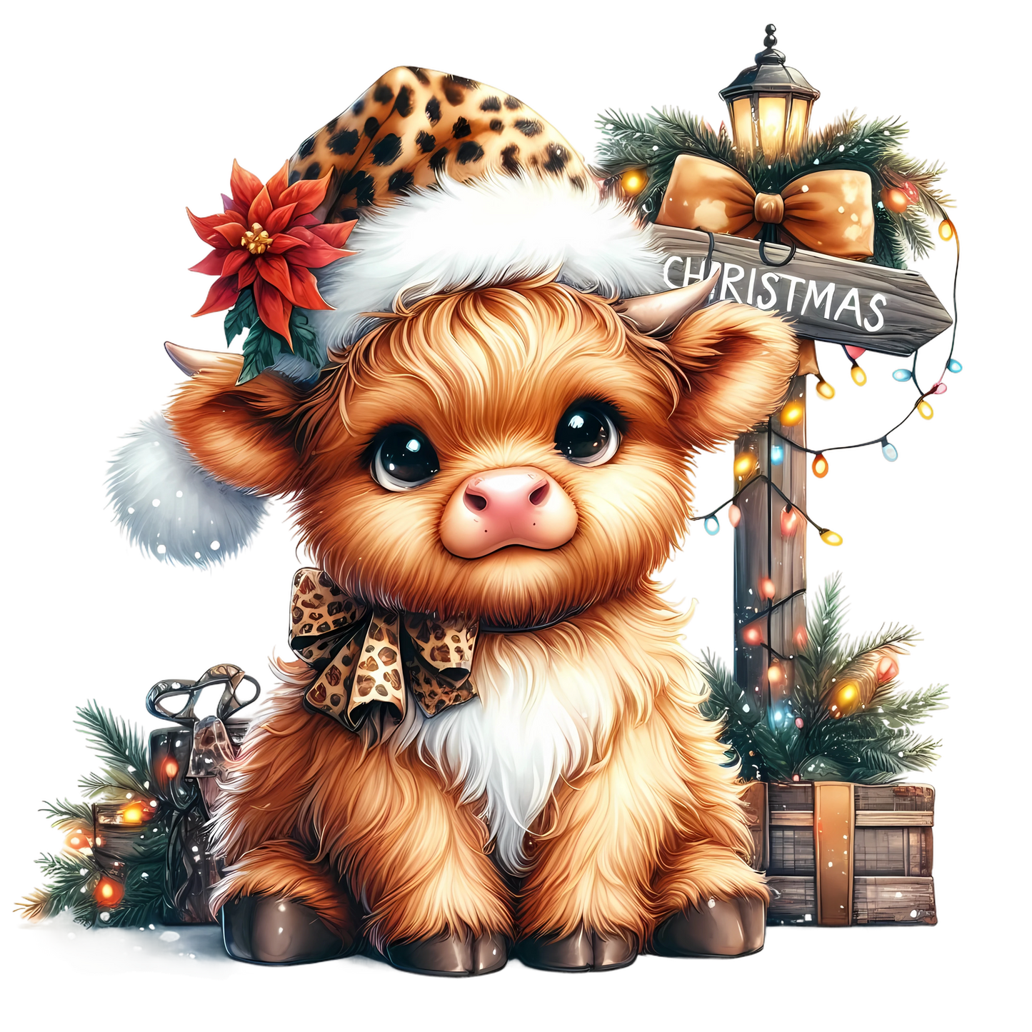 Christmas Highland Cows - 4 designs to choose from