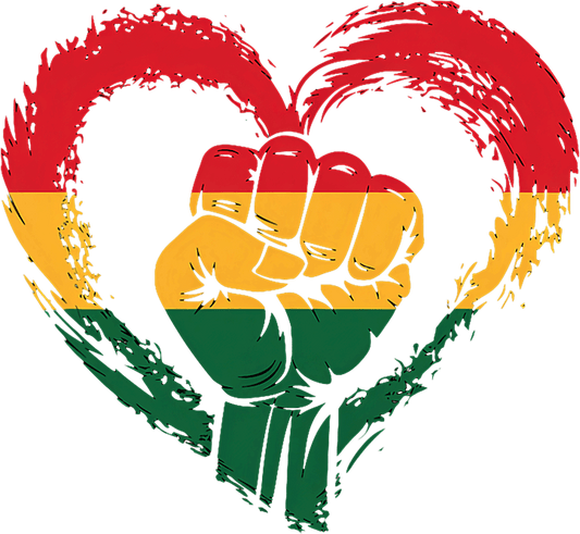 Heart - Juneteenth - DTF Transfer