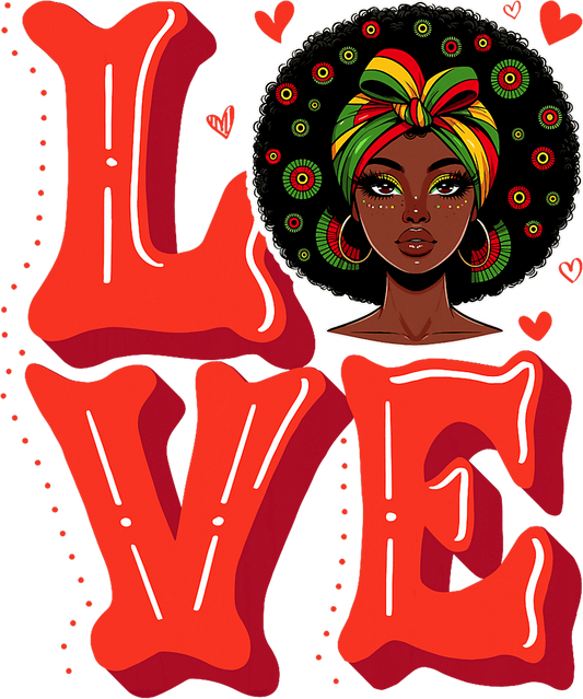 Love - Juneteenth - DTF Transfer