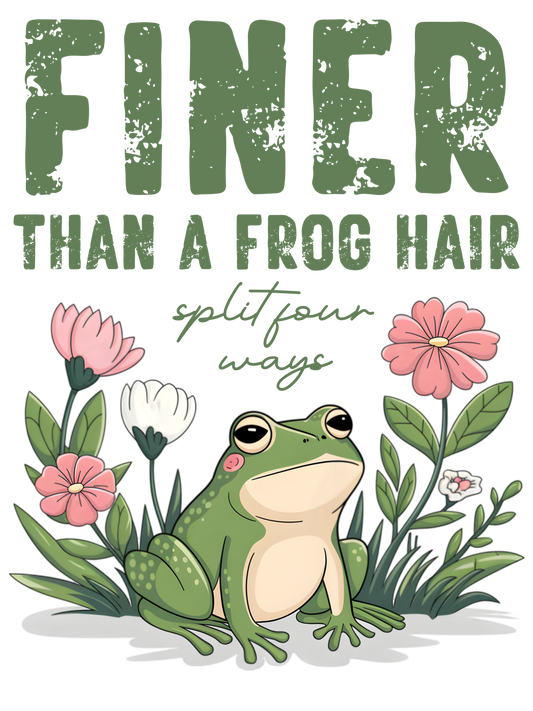 Finer Than a Frog Hair - DTF Transfer