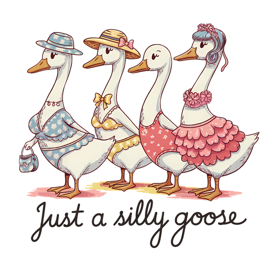 Just A Silly Goose Bikinis - DTF Transfer