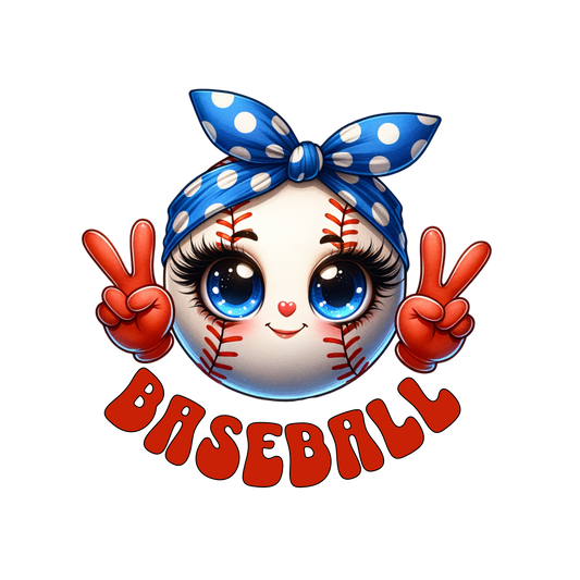 Cute Baseball - DTF Transfer