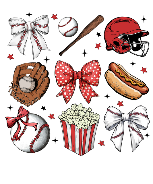 Baseball Collage - DTF Transfer