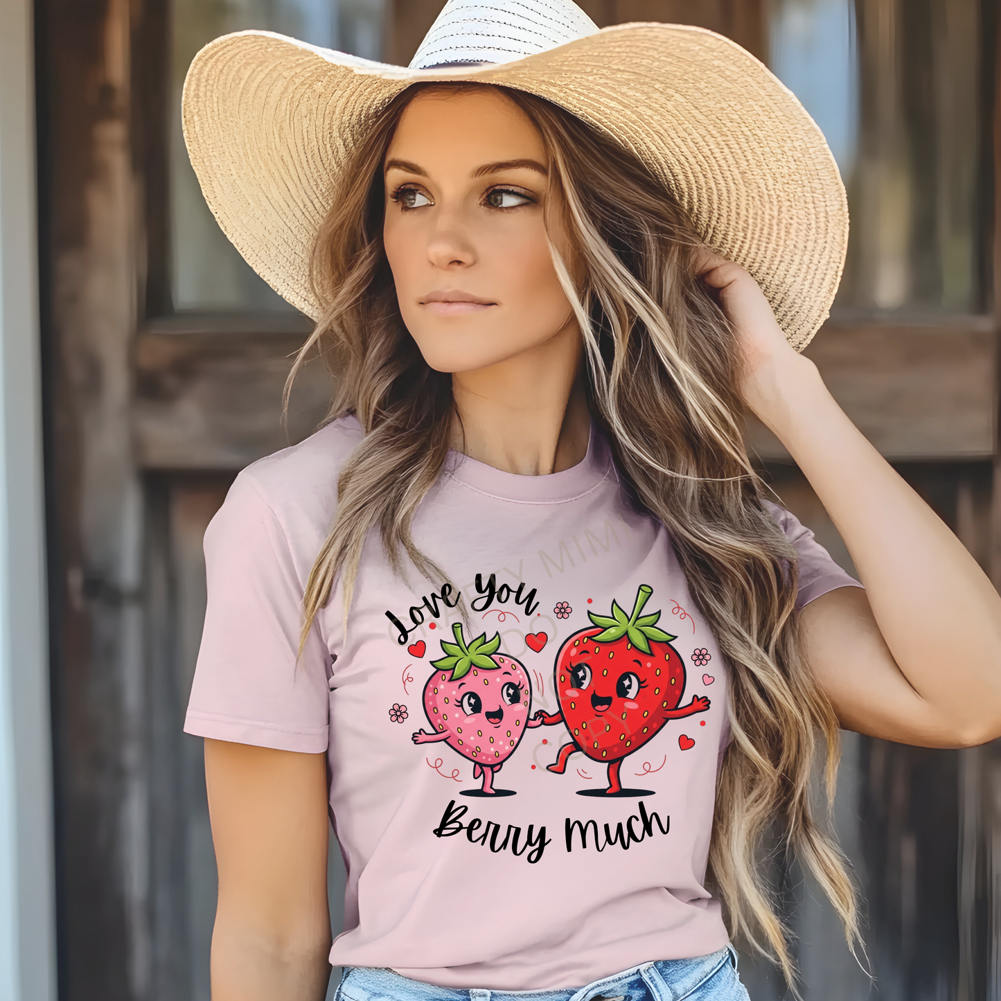 Love You Berry Much - Valentines - DTF Transfer