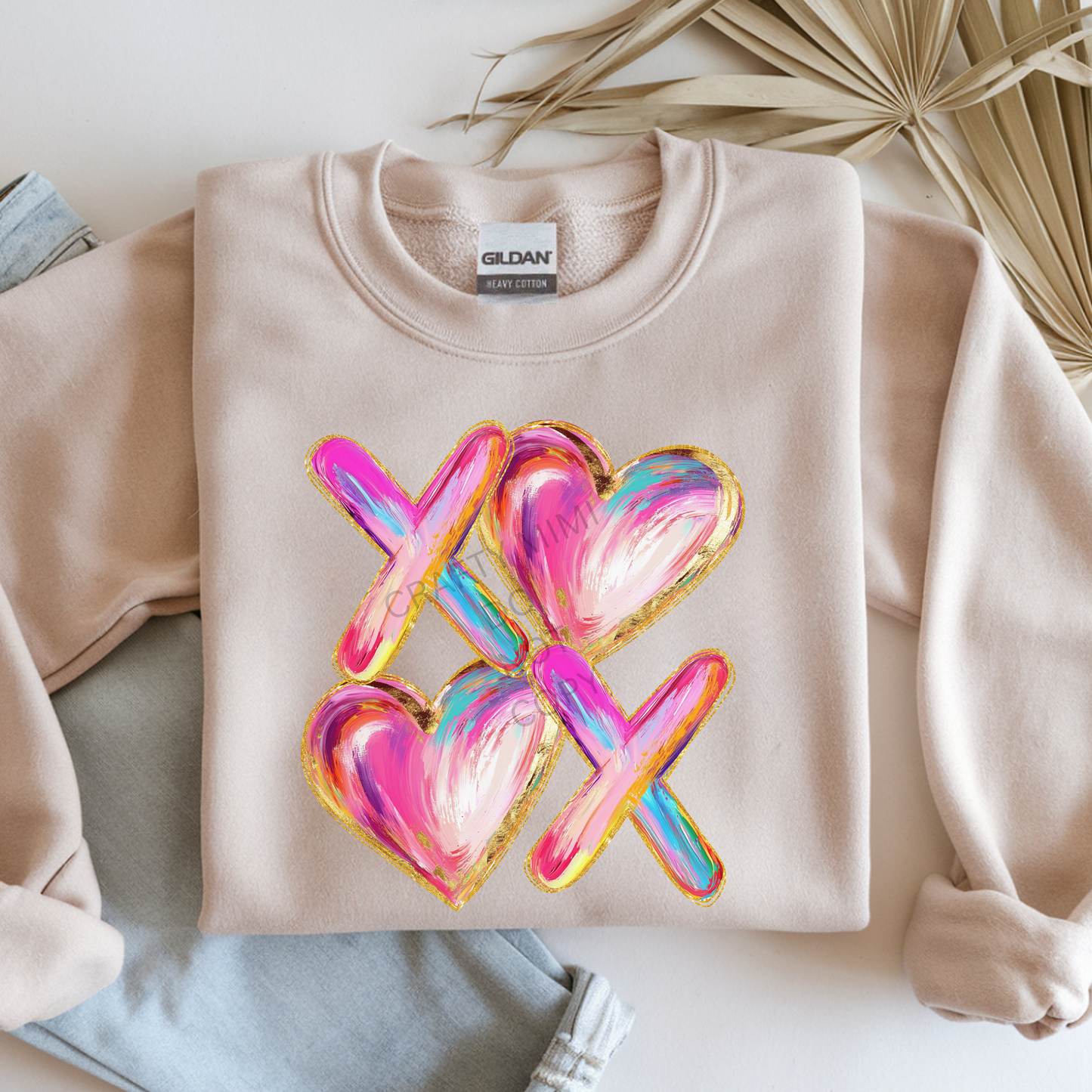 XOXO Hand Painted Look