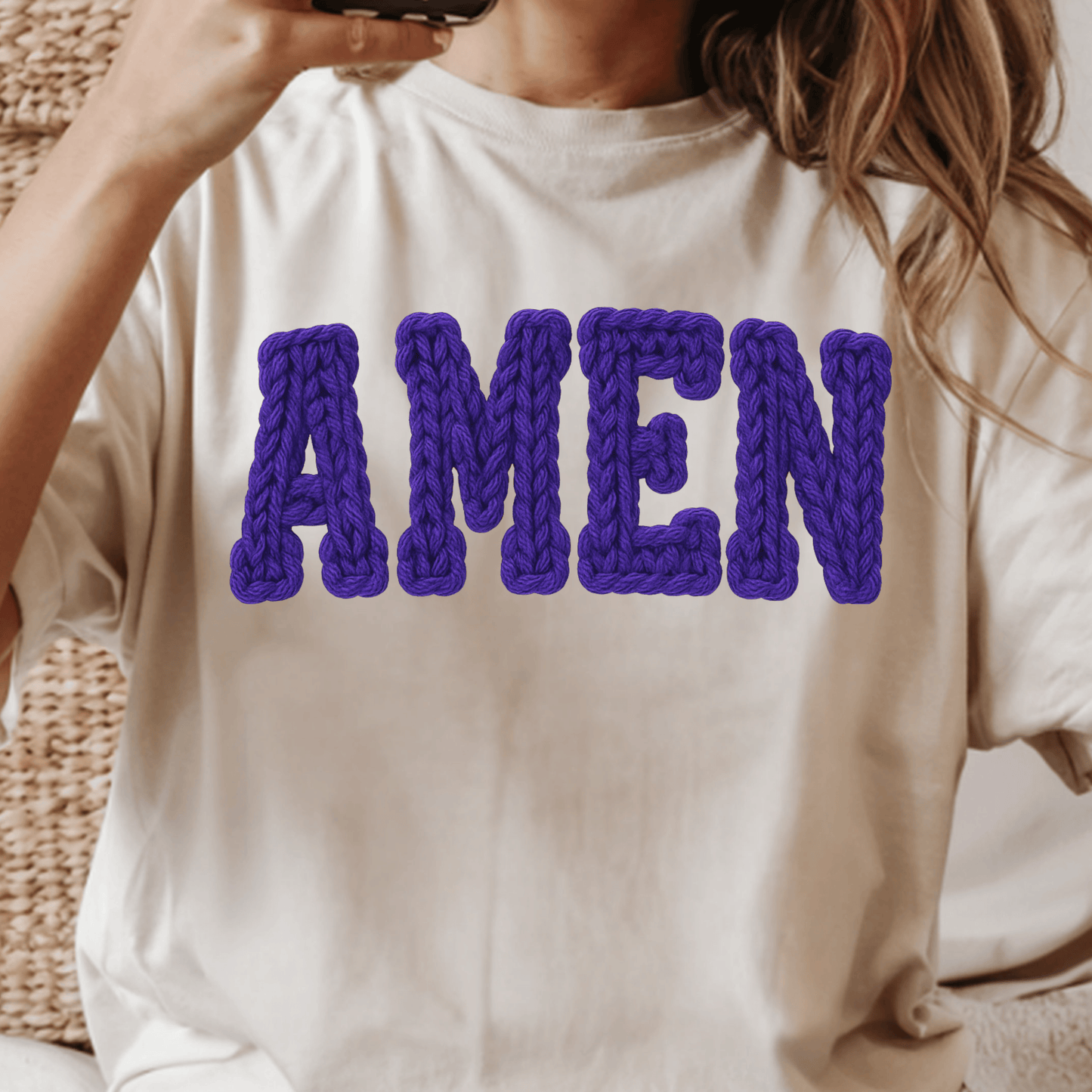 Faux Yarn Amen Multiple Colors To Choose From